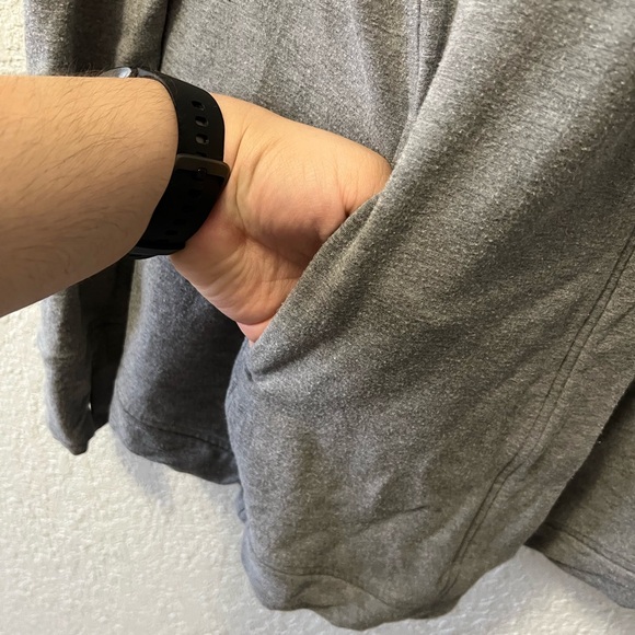 - Lululemon Coast Wrap Heathered Medium Grey - Picture 7 of 8